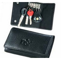 Signature Leather Tri-fold Key Case